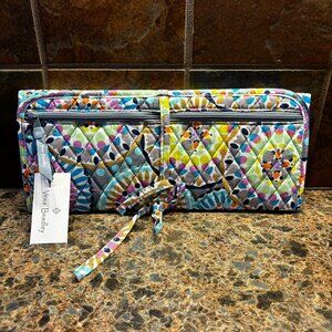 NWT Vera Bradley Quilted Cotton Curling & Flat Iron Cover Travel Sunny Medallion